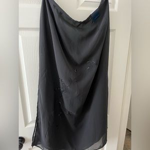 Black Embroidered Skirt - Gorgeous! NWT